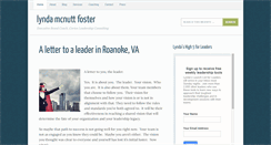 Desktop Screenshot of lyndamcnuttfoster.com